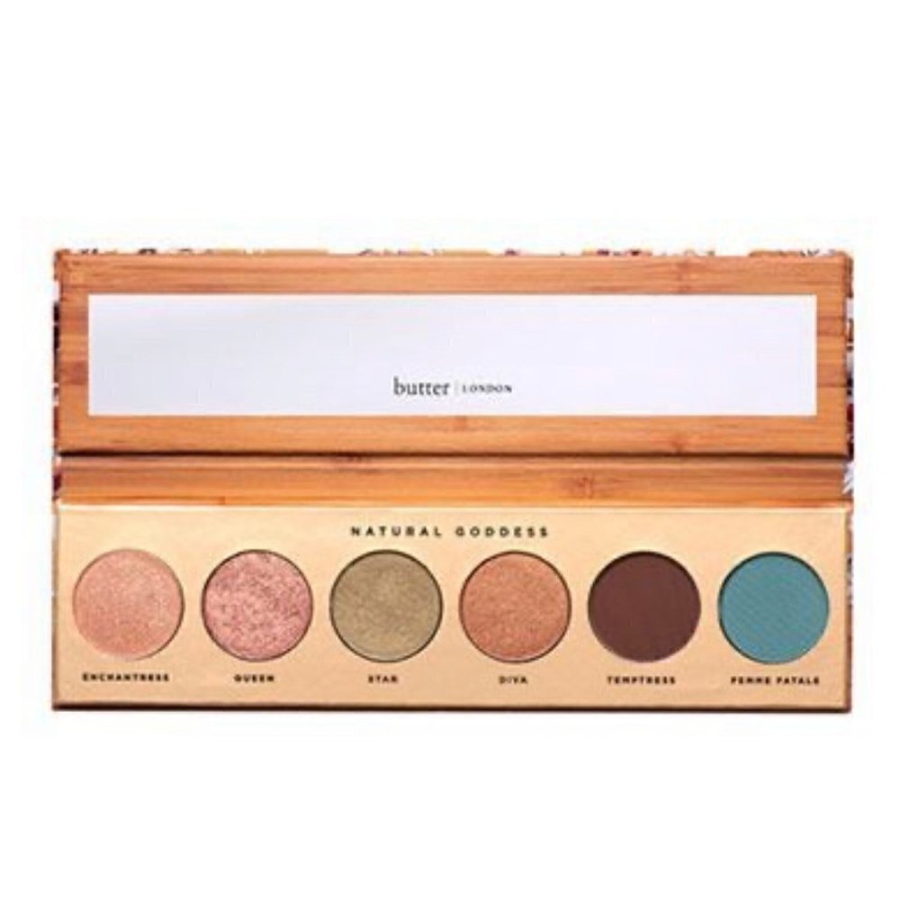 Butter London New Natural Goddess 6 Shade Highly Pigmented Eyeshadow Palette